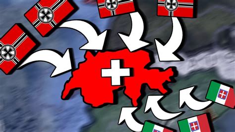 Trying To Survive As Switzerland In Hearts Of Iron 4 - Hoi4 A2Z - YouTube