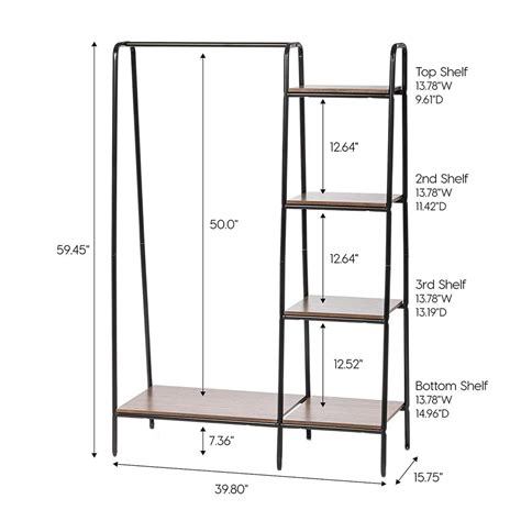 Clothes Rack With Shelves Bedroom Clothes Organizer Room | Etsy