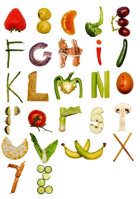 Food Alphabet :: Behance