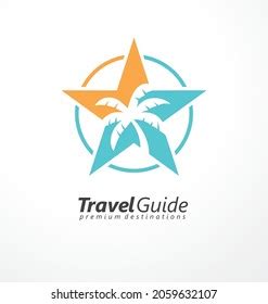 Travel Guide Logo Idea Star Shape Stock Vector (Royalty Free) 2059632107 | Shutterstock