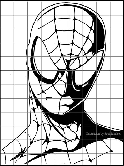 Drawing Superheroes is a great way to keep 6th grade students interested in grid drawings. The ...