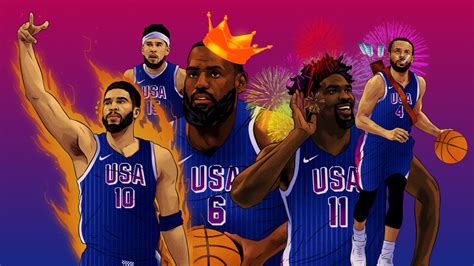 Team USA basketball - Paris Olympics will be a first for LeBron, Curry ...