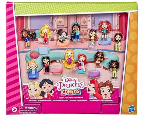 Disney Princess Comics Minis Comfy Squad Collection Pack with 12 dolls ...