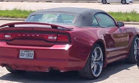 Auto Enthusiast Transforms Ford Mustang Into Dodge Charger Convertible ...