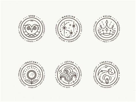 Archetype Icons by Theresa Ptak on Dribbble Temperament Types, Linux Kernel, Myers Briggs Type ...