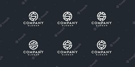 Premium Vector | Set of creative monogram logo design