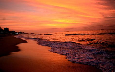 Beaches seaside sunset wallpaper wallpapers and images - wallpapers, pictures, photos