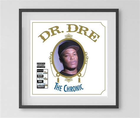 Dr Dre The Chronic Music album cover celebrity art canvas | Etsy