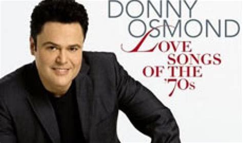 Cd: Donny Osmond - Love Songs Of The 70s | Stage Noise - Diana Simmonds