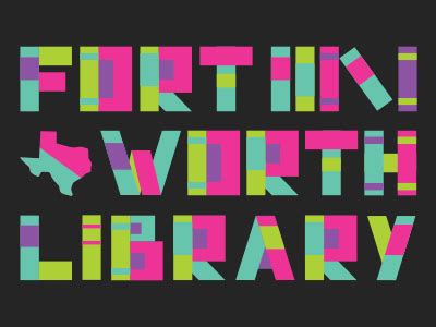 Fort Worth Library Card Design by Anna French on Dribbble