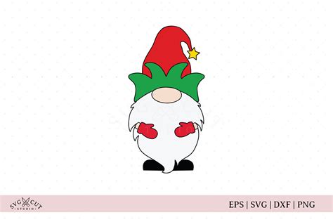 Christmas Gnome SVG, Elf Gnome SVG cut file (818197) | Cut Files | Design Bundles