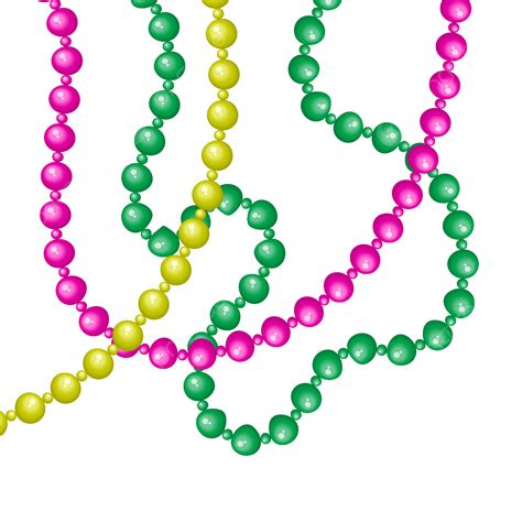 Mardi Gras Beads Vector Art PNG, Multi Color Mardi Gras Beads, Beads, Carnival, Clip PNG Image ...