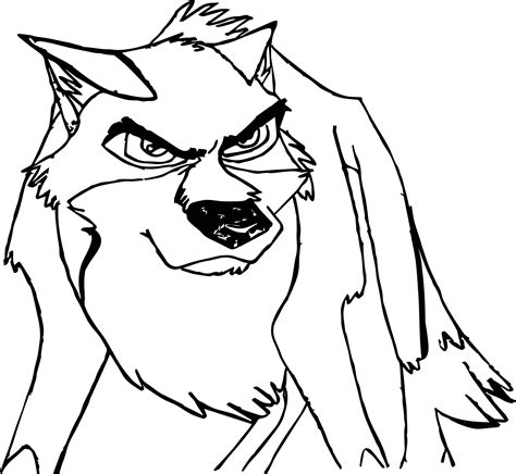 Angry Wolf Coloring Pages - coloring pages