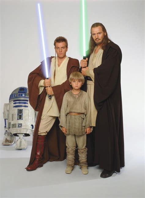 Star Wars Episode I The Phantom Menace, Ewan McGregor, Jake Lloyd, Liam ...