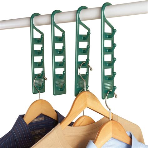 Vertical Closet Hooks - Set of 4, Holds a Total of 20 Items to Maximize Closet Space - Walmart ...