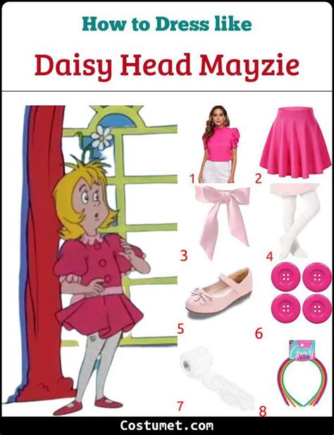 Daisy Head Mayzie Costume for Cosplay & Halloween