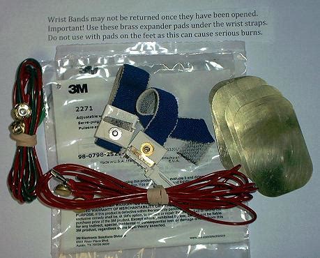 Hulda Clark Zapper Set of 4 3-M straps and pads