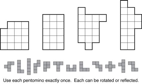 Friday Puzzle #112 - Pentominoes - The Art of Puzzles