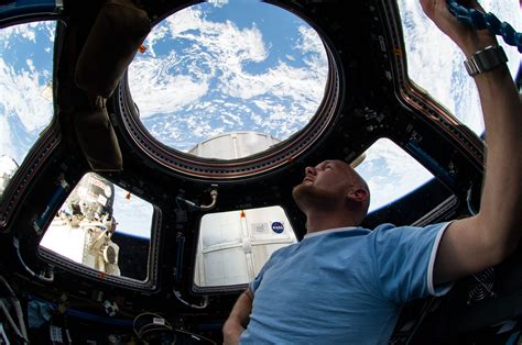 Astronaut Alexander Gerst Checks Out Station Cupola | NASA