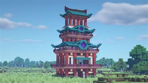 Minecraft Tutorial - How to Build a Japanese Temple - YouTube