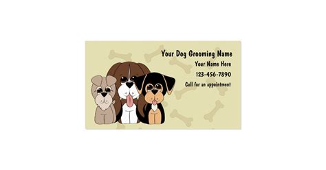 Dog Grooming Business Cards | Zazzle