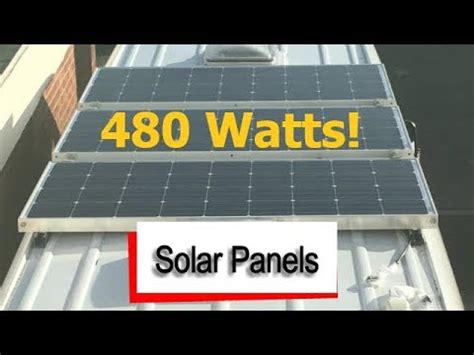 Mercedes Sprinter Camper Van - Solar Panels - YouTube