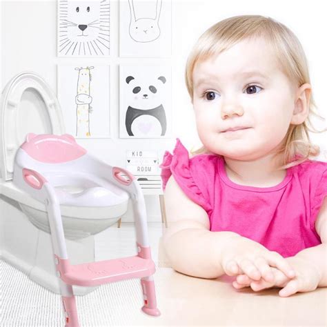 Plastic Baby Potties Seat Ring Pad Trainers Children Potty Toilet Pan Cushion Kids Toilet Seat ...