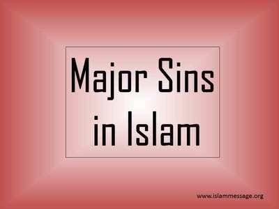 Concept of Sins in Islam