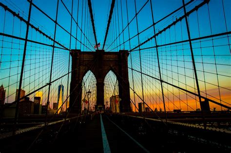 Sunrise on the Brooklyn Bridge Nyc Subway, Brooklyn Bridge, Gopro, Travel Photos, Places To ...