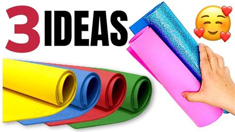 3 Amazing Ideas with Foam - YouTube