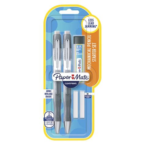 Paper Mate Clearpoint Elite Mechanical Pencil Starter Set, 0.5mm ...