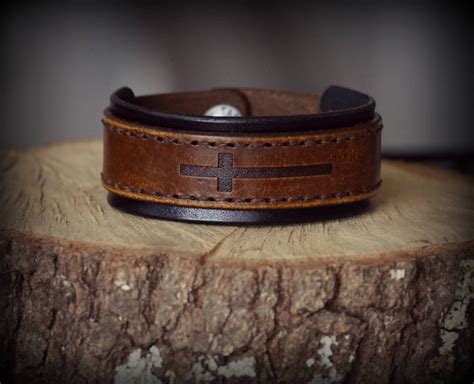 Genuine leather bracelet, Men's leather bracelet, Women's leather ...