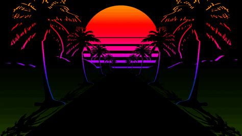 Vaporwave Sunset Wallpapers - Top Free Vaporwave Sunset Backgrounds ...