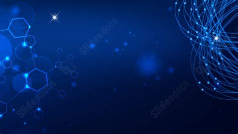 Blue Poster Business Atmosphere Tech Internet Powerpoint Background For Free Download - Slidesdocs