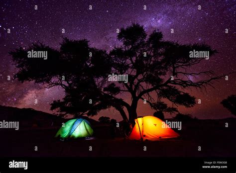 Camping in the Namib desert, Namibia Stock Photo - Alamy