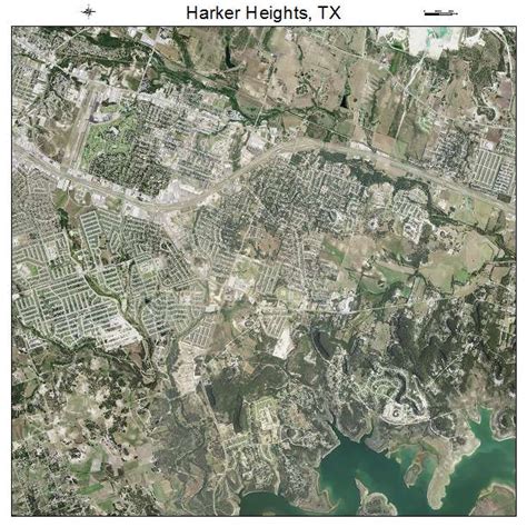 Aerial Photography Map of Harker Heights, TX Texas