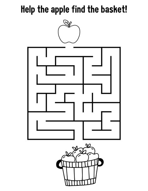 13 Apple Coloring Pages and Activities