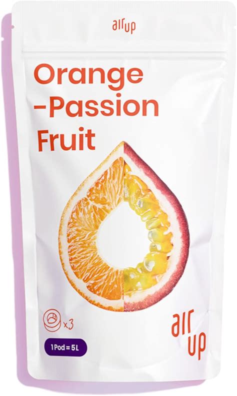 air up® Pods Pack of 3 Orange-Passionfruit Flavour - Flavoured Drink, Fruity Flavouring Water ...