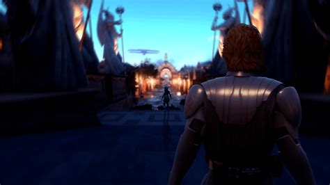 Ahsoka leaving the Jedi Order, recreated on Battlefront II. : StarWars