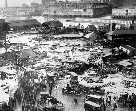 Aftermath of The Great Molasses Flood, 1919 Boston, Massachusetts. : r ...