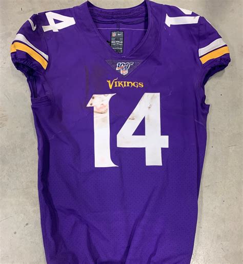 Crucial Catch - Stefon Diggs Game Worn Vikings Jersey (10/13/19) | The ...