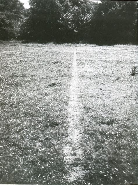 A Line Made by Walking | Richard Long | Land art, Richard long, Landscape