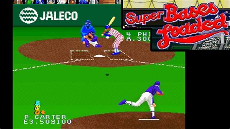 Super Bases Loaded ... (SNES) Gameplay - YouTube