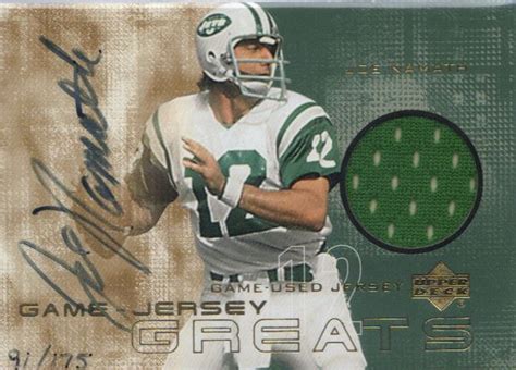 Joe Namath Cards, Rookie Cards and Autographed Memorabilia Guide