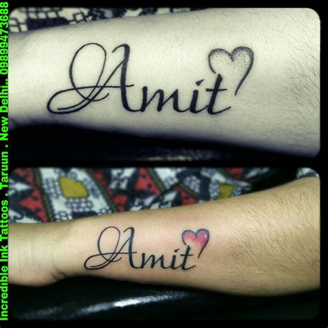 #Amit #Name #Tattoo Amit Name Tattoo | Vater sohn tattoos, Tattoos für ...