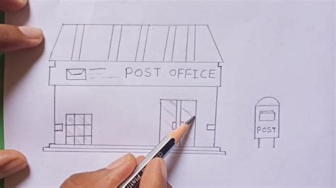 Postofficeday How To Draw A Post Office Day Easy Drawing, 45% OFF