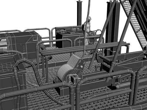 Mining Drill 3d Model