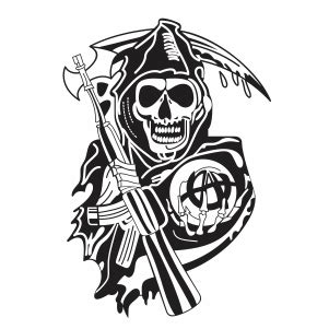 sons of anarchy skull logo vector Download | anarchy skull logo Vector ...