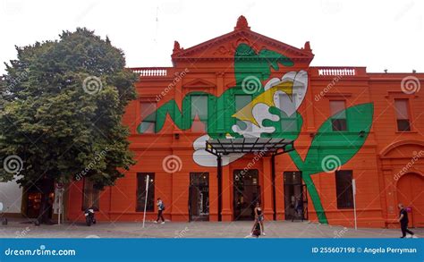 Recoleta Cultural Center editorial stock photo. Image of south - 255607198