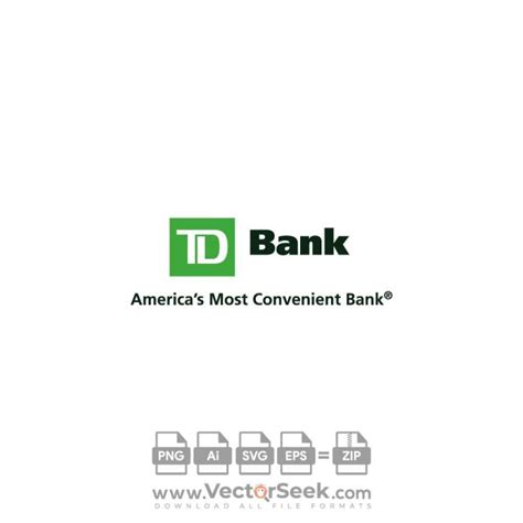 TD Bank With Tagline Logo Vector - (.Ai .PNG .SVG .EPS Free Download)